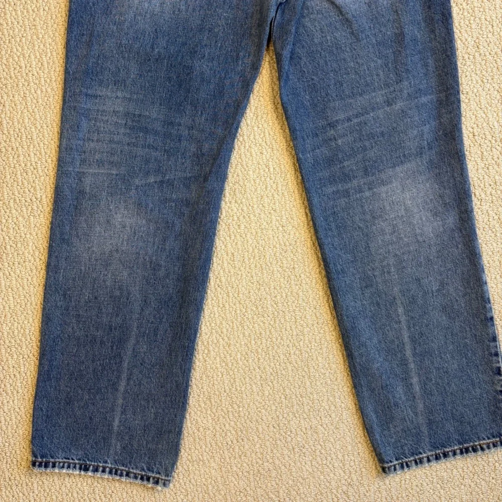 BDG Urban Outfitters Loose Straight Leg Jeans,‎ Medium Wash, Ripped, Size 30